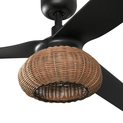 3L059 TK-Lighting HAKA ?270 FAN LIGHT KIT LED SWT RATTAN