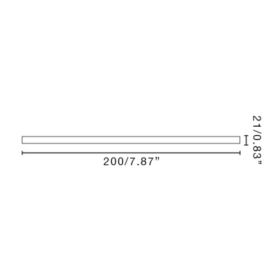 3T021209 Faro ROD 200mm ?21 BLACK LANTAU DC