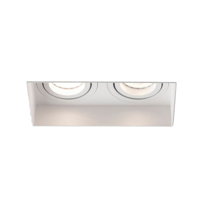 40122 Faro HYDE WHITE SQUARE ORIENT. W/F 2L GU10