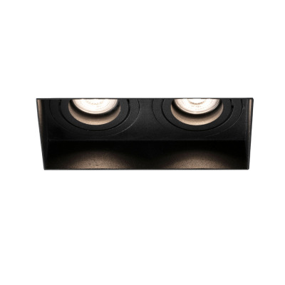 40123 Faro HYDE BLACK SQUARE ORIENT. W/F 2L GU10