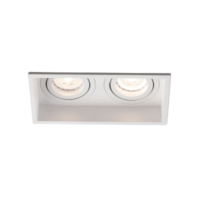 40126 Faro HYDE WHITE SQUARE ORIENT. 2L GU10