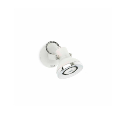 40550 Faro RING-1 WHITE WALL LAMP 1 X GU10 LED 8W