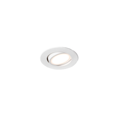 42921 Faro KOI-2 WHITE ORIENTABLE RECESSED 12 LED 0.5W/ LED 3