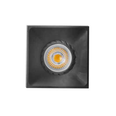 43410 Faro NE?N BLACK RECESSED LAMP 1XGU10 SQUARE