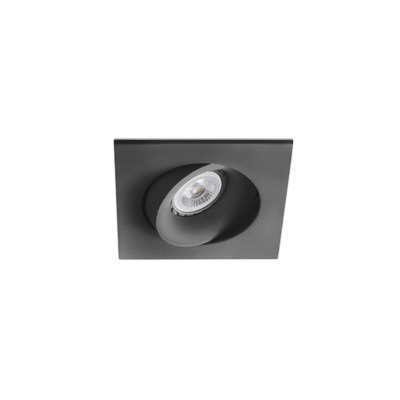 43412 Faro ARG?N ADJUSTABLE BLACK RECESSED LAMP GU10
