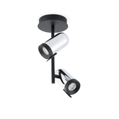 43534 Faro ORLEANS CHROME CEILING LAMP 2L