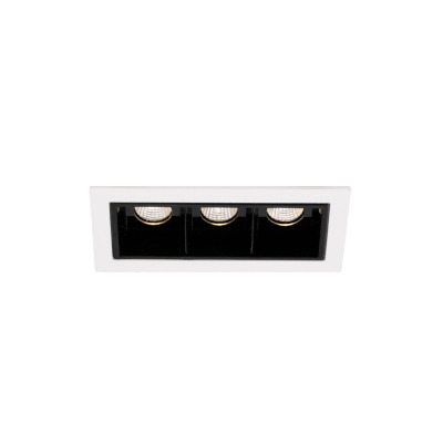 43701 Faro TROOP-3 white recessed lamp