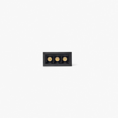 43701927122 TK-Lighting TROOP RECESSED BK-BK 3X2W 15° 2700K CRI90