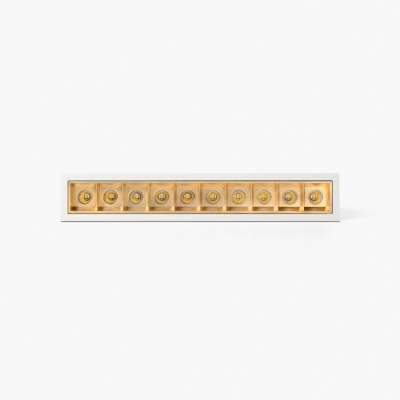 43703927114 TK-Lighting TROOP RECESSED WHITE-GOLD 10X2W 15° 2700K CRI90
