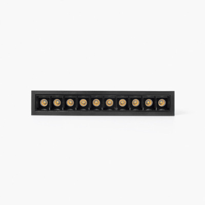 43703927322 TK-Lighting TROOP RECESSED BK-BK 10X2W 36° 2700K CRI90