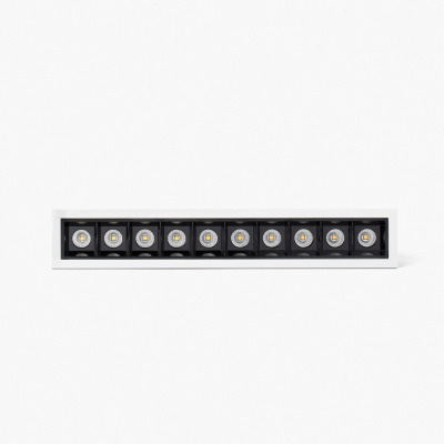 43703940112 TK-Lighting TROOP RECESSED WHITE-BK 10X2W 15° 4000K CRI90