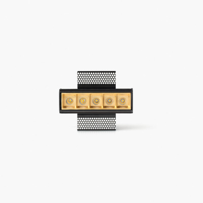 43706940104 TK-Lighting TROOP RECESSED GOLD 5X2W 15° TRIMLESS 4000K CRI90