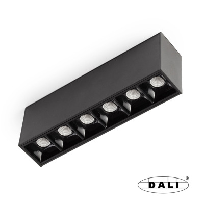 5010293022D Faro NESO POINT-6 3000K 34 D BLACK DALI