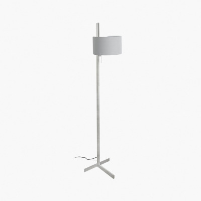 57214 Faro STAND UP Aluminium and grey floor lamp
