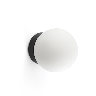 60011 Faro PING APPLIQUE/PLAFON BLACK LED 7.8W 3000K IP44