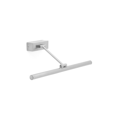 61081 Faro MAGRITTE-2 LED MATT NICKEL PICTURE WALL LIGHT 8W