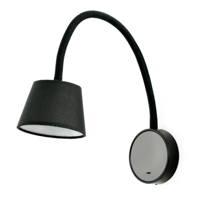 62100 Faro BLOME Black wall lamp