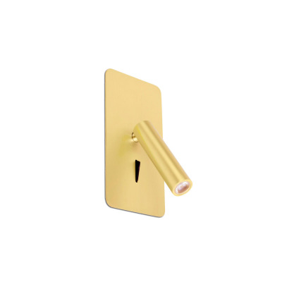 62114 Faro SUAU LED SATIN GOLD RECESSED LAMP