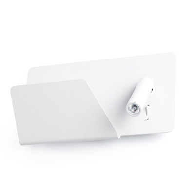 62124 Faro SUAU USB WHITE WALL LAMP WITH LED LEFT READER HIGH