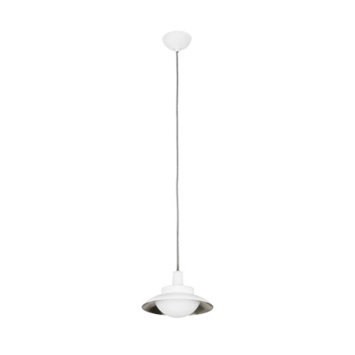 62137 Faro SIDE 200 White/nickel pendant lamp G9