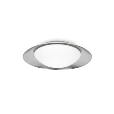 62141 Faro SIDE LED WHITE/NICKEL CEILING LAMP 15W