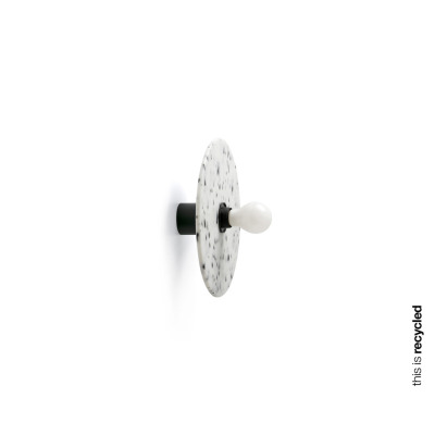 62173-50 Faro CONFETTI BLACK MARBLE WALL LAMP/CEILING L. E27