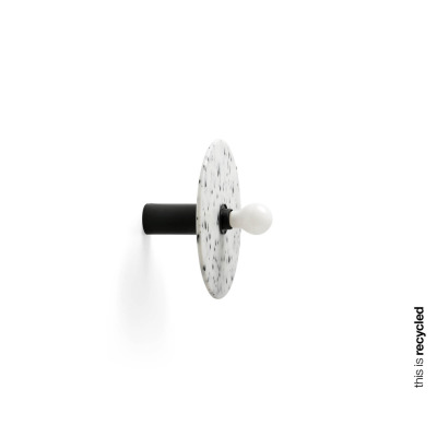 62174-50 Faro CONFETTI BLACK MARBLE WALL LAMP/CEIL.L. BE27 ?30