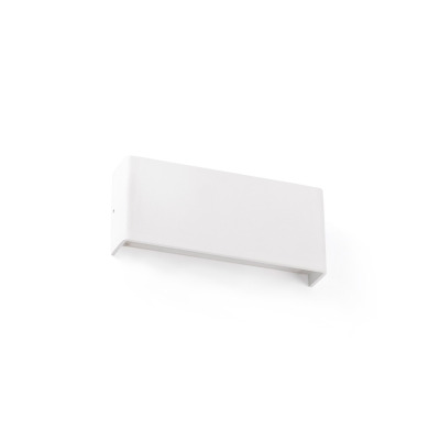 62819 Faro NASH WHITE WALL LAMP LED 8W