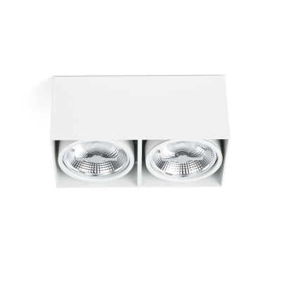 63276 Faro TECTO WHITE CEILING LAMP 2 X AR111 50W