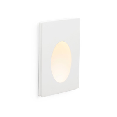63281 Faro PLAS-1 WHITE RECESSED 1 LED 1W 3000K
