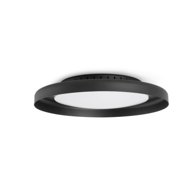64096 Faro DOLME BLACK CEILING LAMP ?400 LED 24W