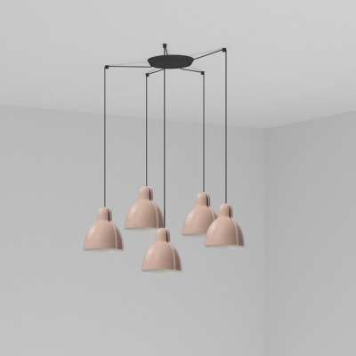 64255-113-5L Faro VENICE PENDANT PINK ?160 1x E27 5L
