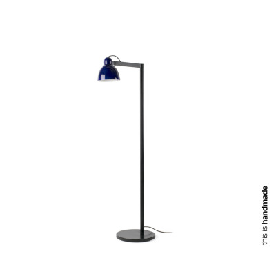 64275-115 Faro VENICE COBALT BLUE FLOOR LAMP  1xE27