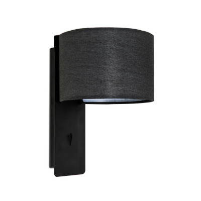 64303 Faro FOLD W/LAMP BLACK E27