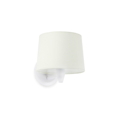 64306-01 Faro CONGA WHITE WAL LAMP E27 WHITE LAMPSHADE ?215*160*