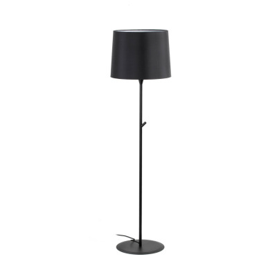 64313-09 Faro CONGA BLACK FLOOR LAMP BLACK LAMPSHADE ?400*300*?3