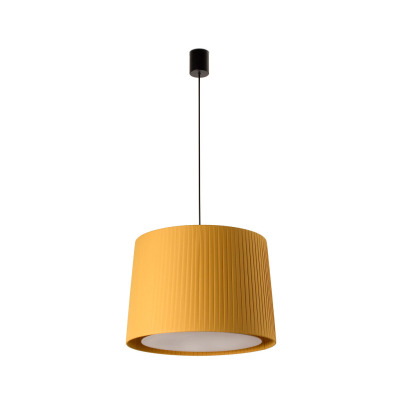 64315-45 Faro SAMBA BLACK PENDANT LAMP E27?500*350 YELLOW LAMPSH