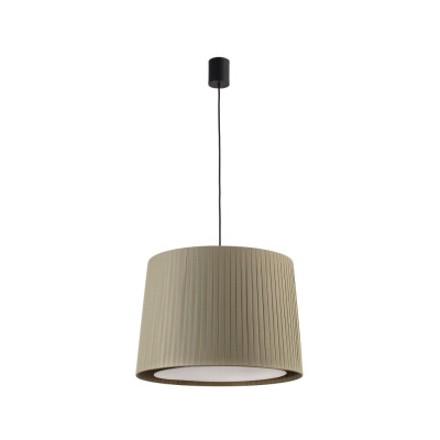 64315-46 Faro SAMBA BLACK PENDANT LAMP E27?500*350 GREEN LAMPSHA