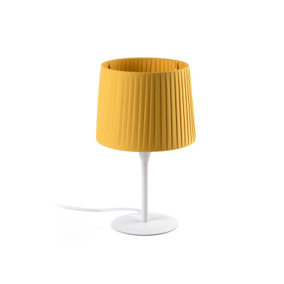 64316-36 Faro SAMBA WHITE TABLE LAMP E27 ?215*160*?190 RIBBONED