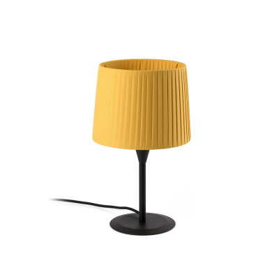 64317-36 Faro SAMBA BLACK TABLE LAMP E27 ?215*160*?190 YELLOW RI
