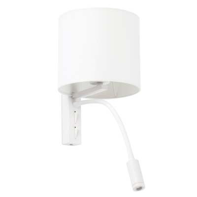 64322 Faro STRIP W/L WHITE E27 READER 3W 3000K