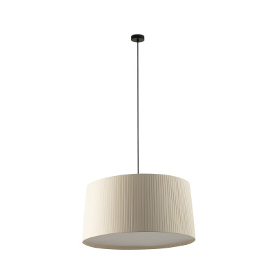 64329-154 TK-Lighting SAMBA 700 PENDANT LAMP SIMPLE BLACK SCR. BEIGE 3xE