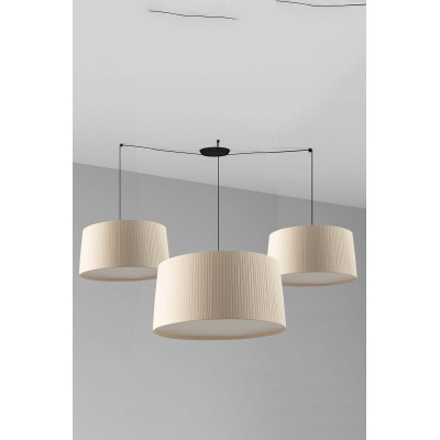 64332-154 TK-Lighting SAMBA 700 PENDANT LAMP M?LTIPLE BLACK PANT.BEIGE 9