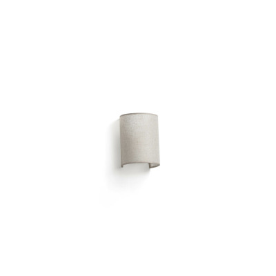 66400-101 Faro OTTON LINEN WALL LAMP 1xE27 VER. ROUND 200x150x120