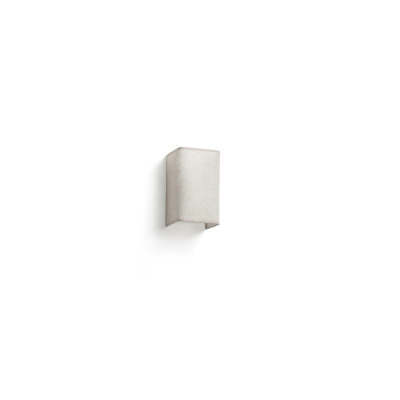 66400-97 Faro OTTON LINEN WALL LAMP 1xE27 VER. SQ. 200X125X105