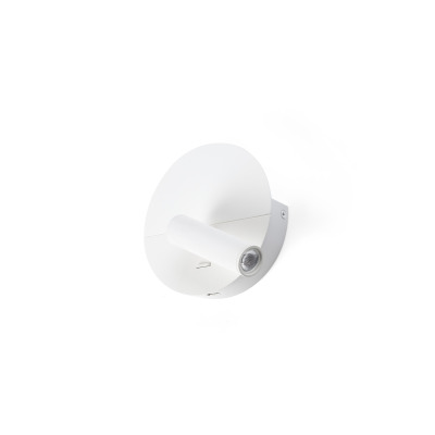 68467N TK-Lighting DUAS READER WHITE USB C LED 3W 2700K