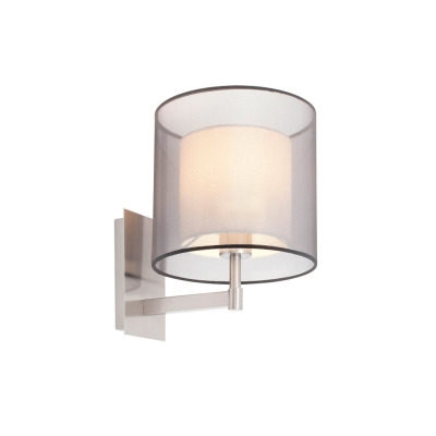 68544 Faro SABA Matt nickel wall lamp