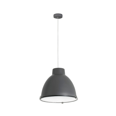 68562 Faro CHARLOTTE DARK GREY PENDANT LAMP 1XE27 60W