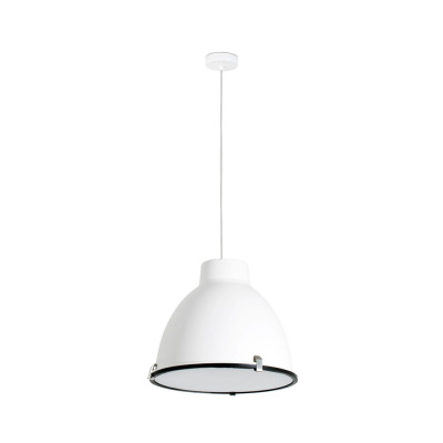 68563 Faro CHARLOTTE WHITE PENDANT LAMP 1XE27 60W