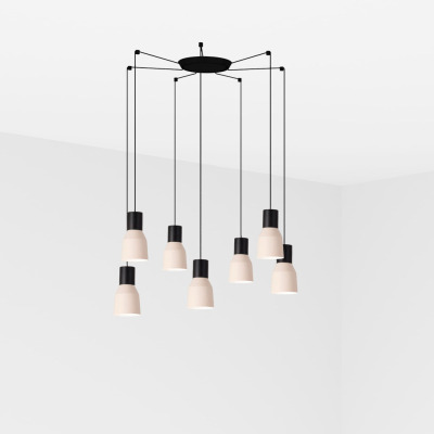 68592-7L Faro KOMBO BEIGE PENDANT LAMP ?120 1X E27 7L